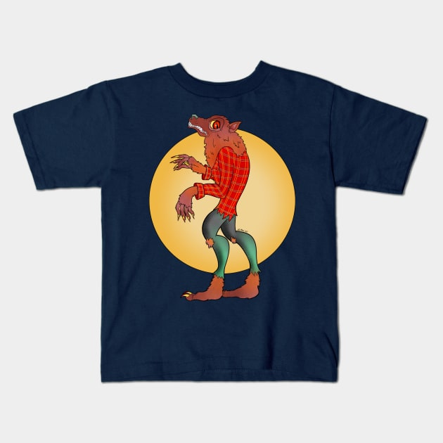 Wolfman Kids T-Shirt by LeMae Macabre